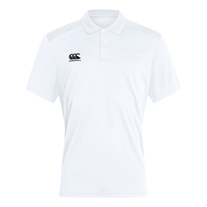White - Front - Canterbury Mens Club Dry Polo Shirt