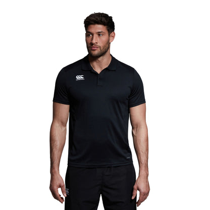 Black - Side - Canterbury Mens Club Dry Polo Shirt