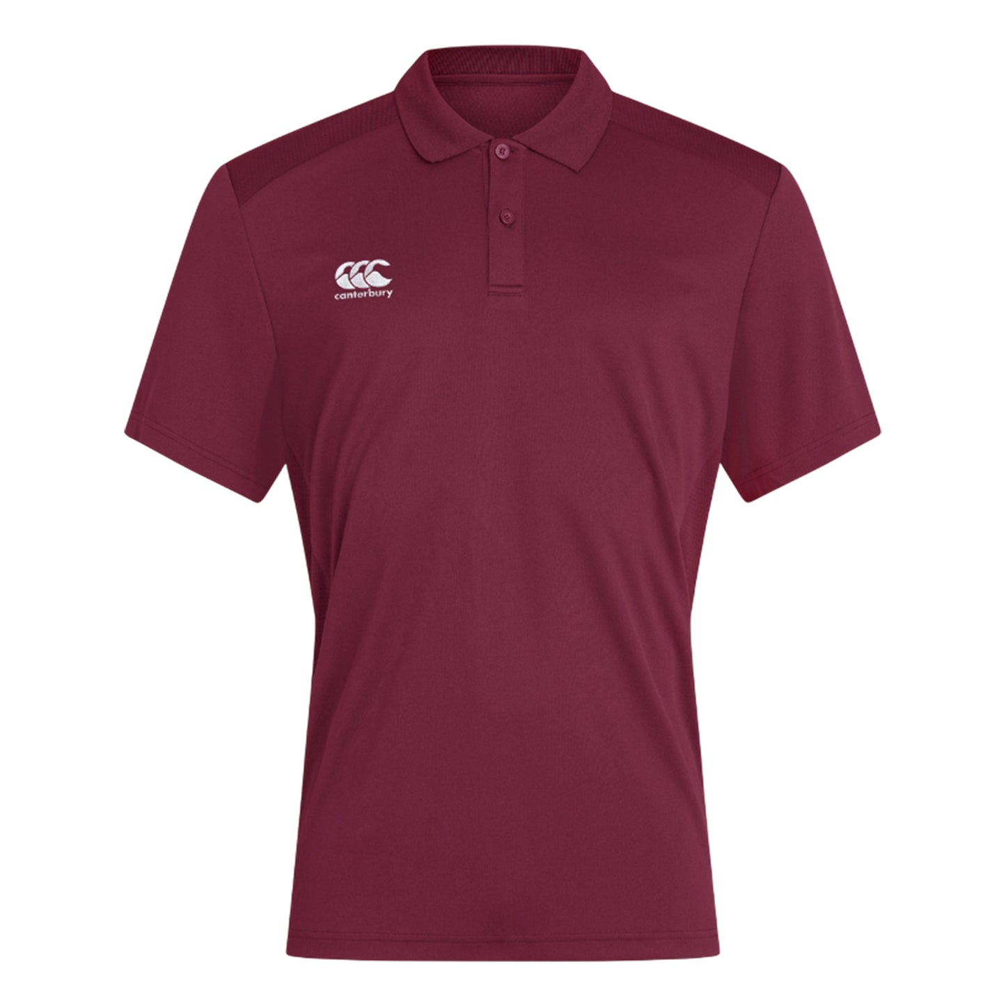 Maroon - Front - Canterbury Mens Club Dry Polo Shirt