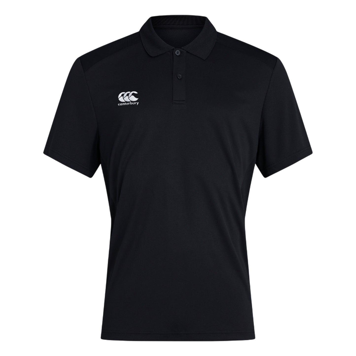 Black - Front - Canterbury Mens Club Dry Polo Shirt