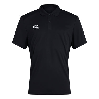 Black - Front - Canterbury Mens Club Dry Polo Shirt