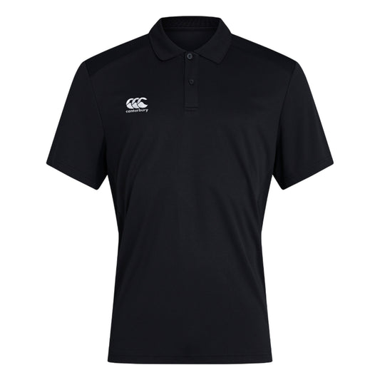 Black - Front - Canterbury Mens Club Dry Polo Shirt