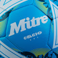 Fluorescent Blue-White-Tidal Teal - Side - Mitre Calcio 24 Football