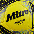 Fluorescent Yellow-Black-Grey - Side - Mitre Calcio 24 Football