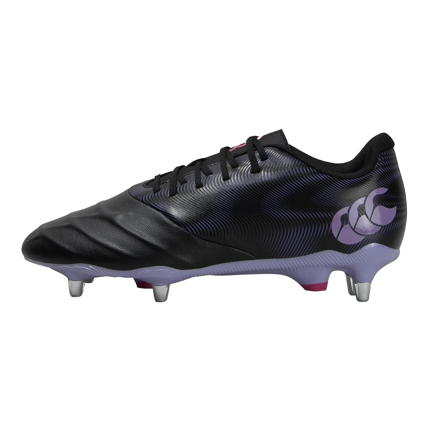 Black-Verbena - Back - Canterbury Unisex Adult Phoenix Genesis Team Soft Ground Rugby Boots