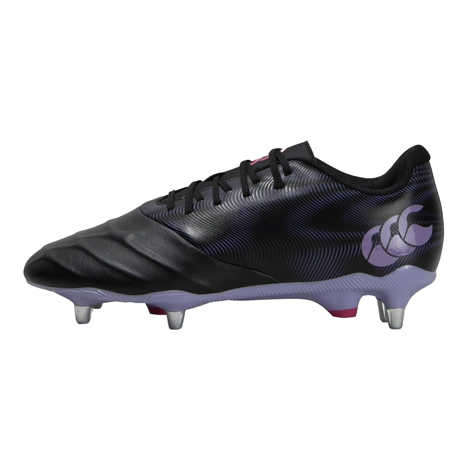 Black-Verbena - Back - Canterbury Unisex Adult Phoenix Genesis Team Soft Ground Rugby Boots