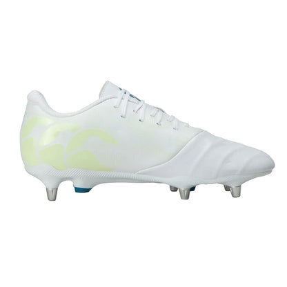 White - Back - Canterbury Unisex Adult Phoenix Genesis Team Soft Ground Rugby Boots