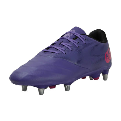 Prism Violet-Verbena - Front - Canterbury Unisex Adult Phoenix Genesis Team Soft Ground Rugby Boots