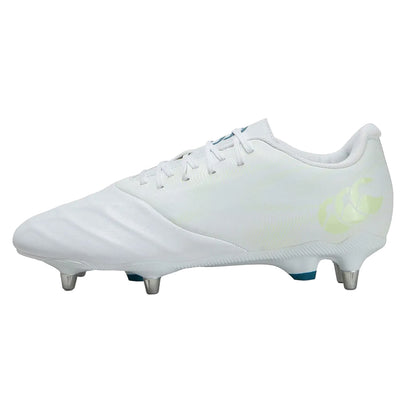 White - Front - Canterbury Unisex Adult Phoenix Genesis Team Soft Ground Rugby Boots