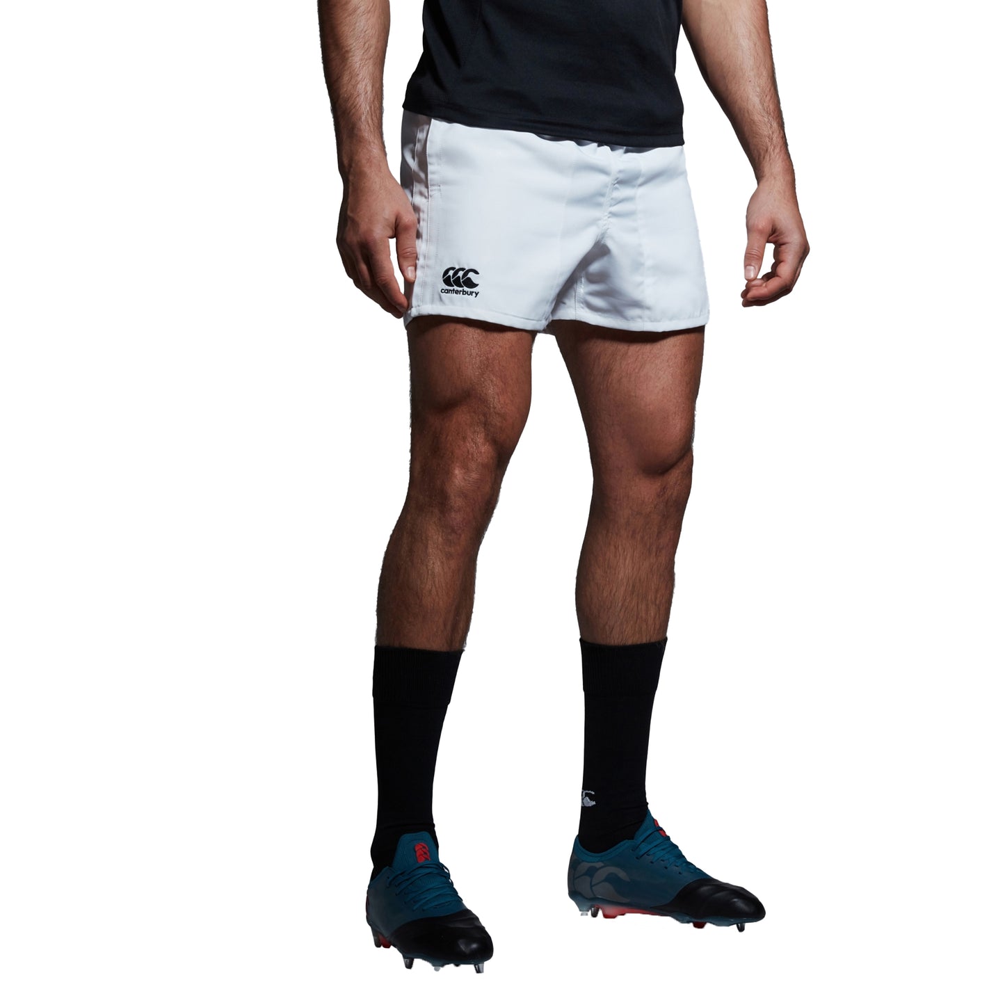 White - Lifestyle - Canterbury Mens Professional Polyester Shorts