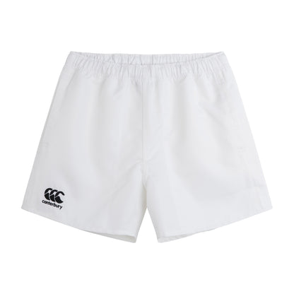 White - Front - Canterbury Mens Professional Polyester Shorts