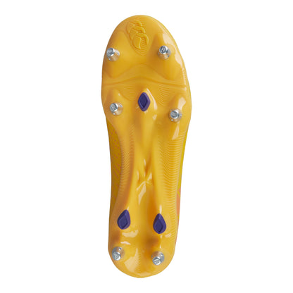 Mars Red-Amber Yellow-Orange Crush - Lifestyle - Canterbury Unisex Adult Speed Infinite Team Soft Ground Rugby Boots