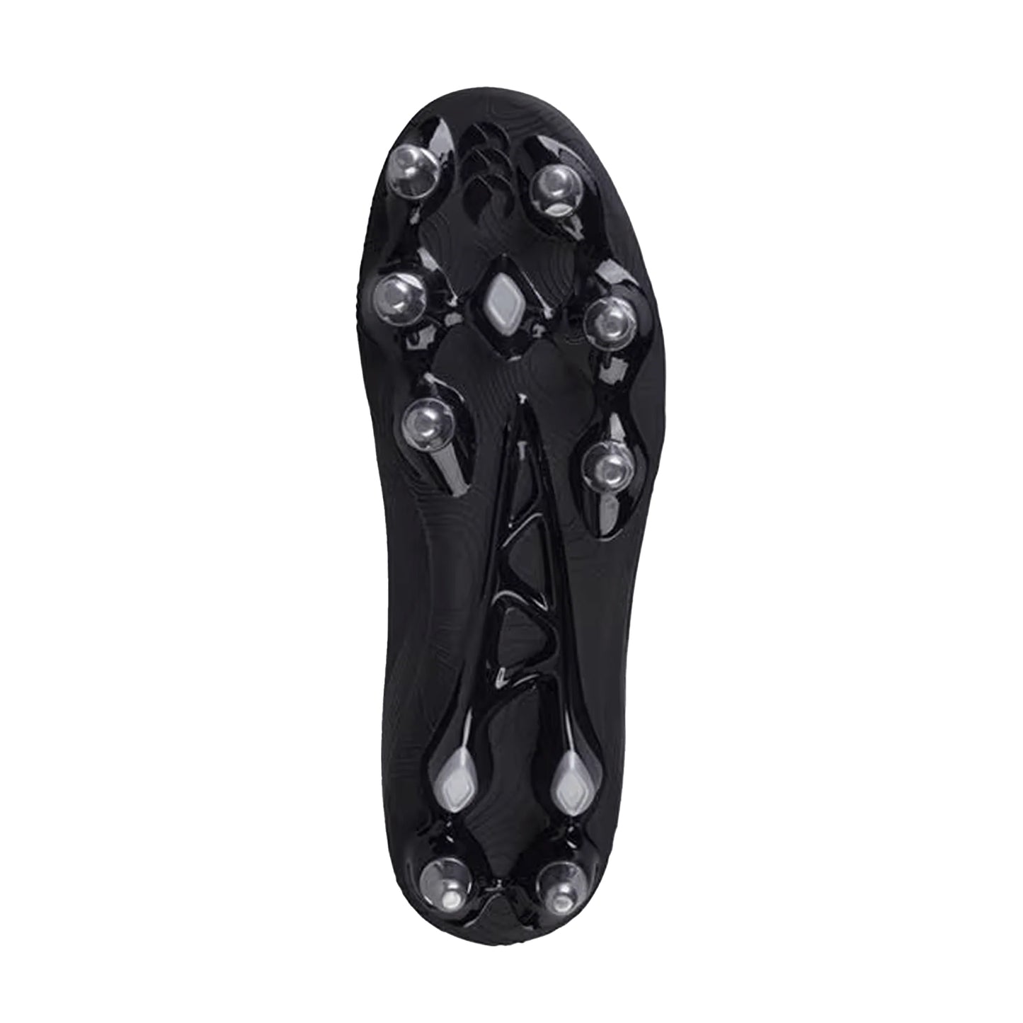 Black-Silver - Pack Shot - Canterbury Unisex Adult Stampede Groundbreak Pro Soft Ground Rugby Boots