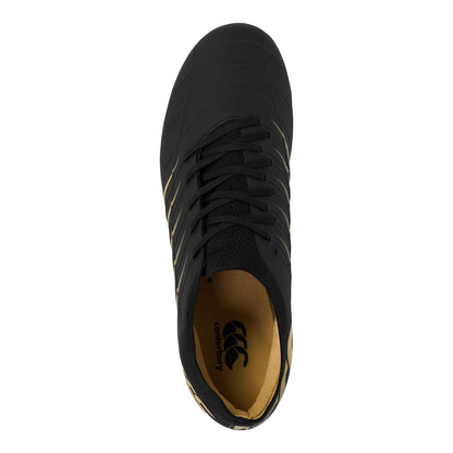 Black - Pack Shot - Canterbury Unisex Adult Phoenix 2.0 Pro Soft Ground Rugby Boots