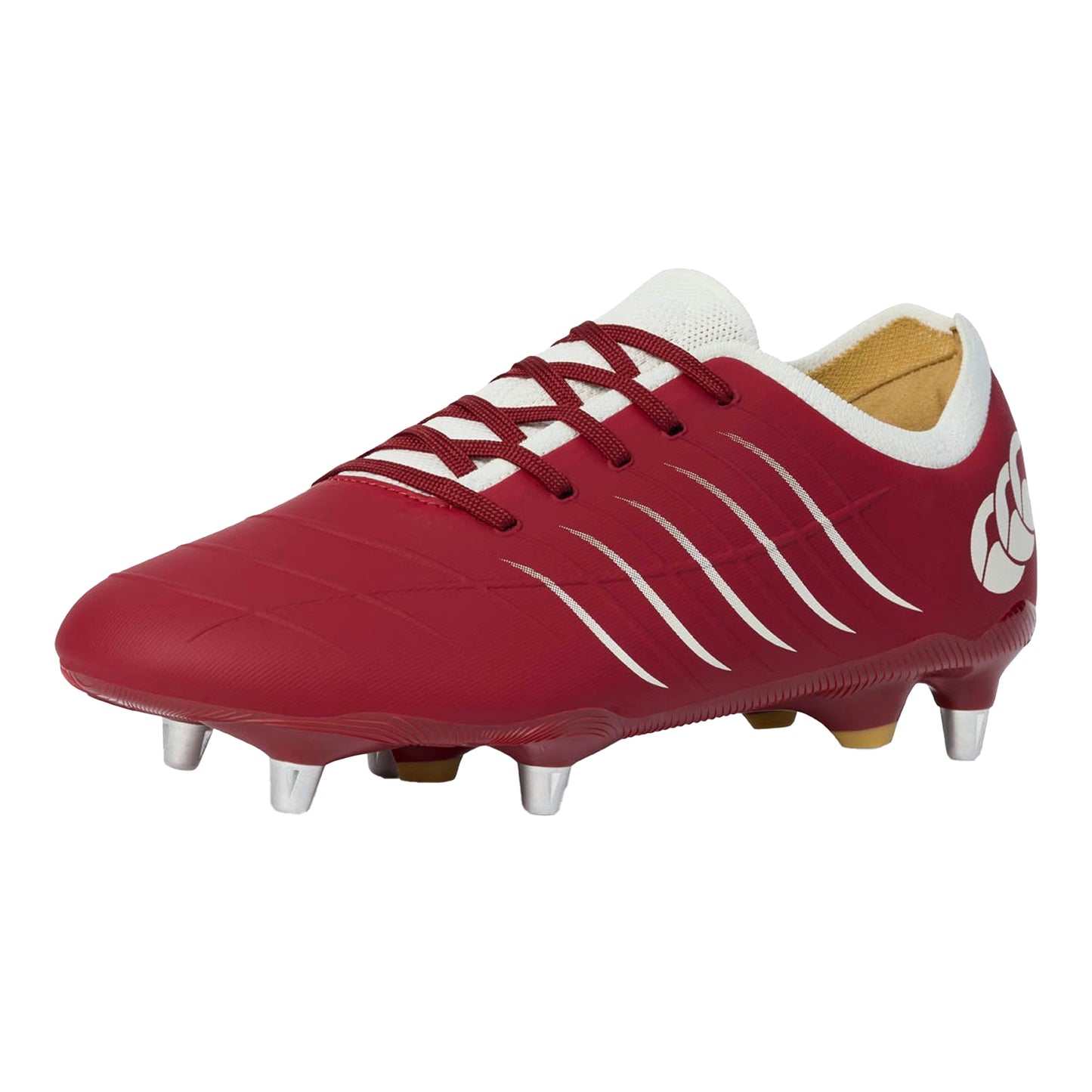 Red Dahlia - Front - Canterbury Unisex Adult Phoenix 2.0 Pro Soft Ground Rugby Boots