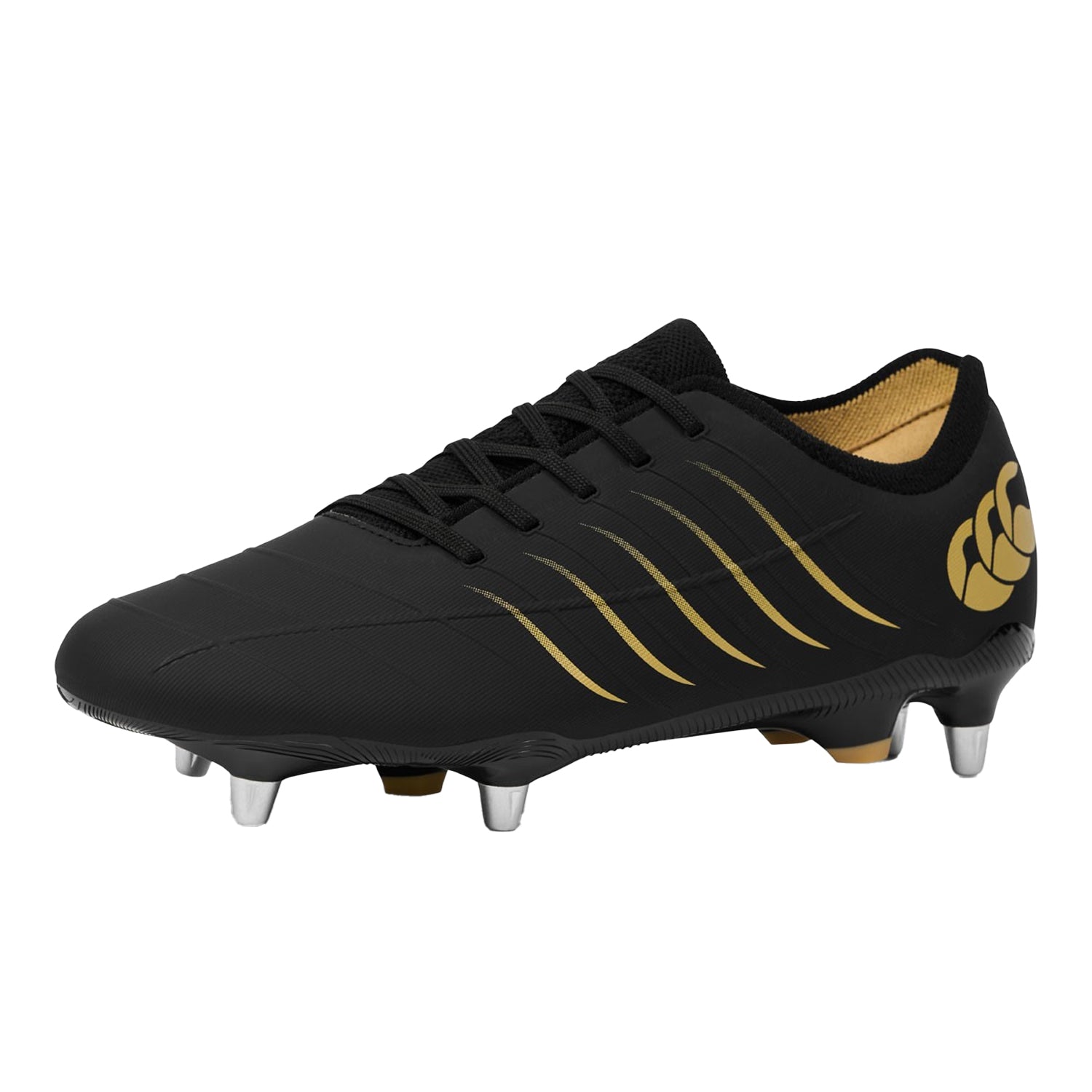 Black - Front - Canterbury Unisex Adult Phoenix 2.0 Pro Soft Ground Rugby Boots