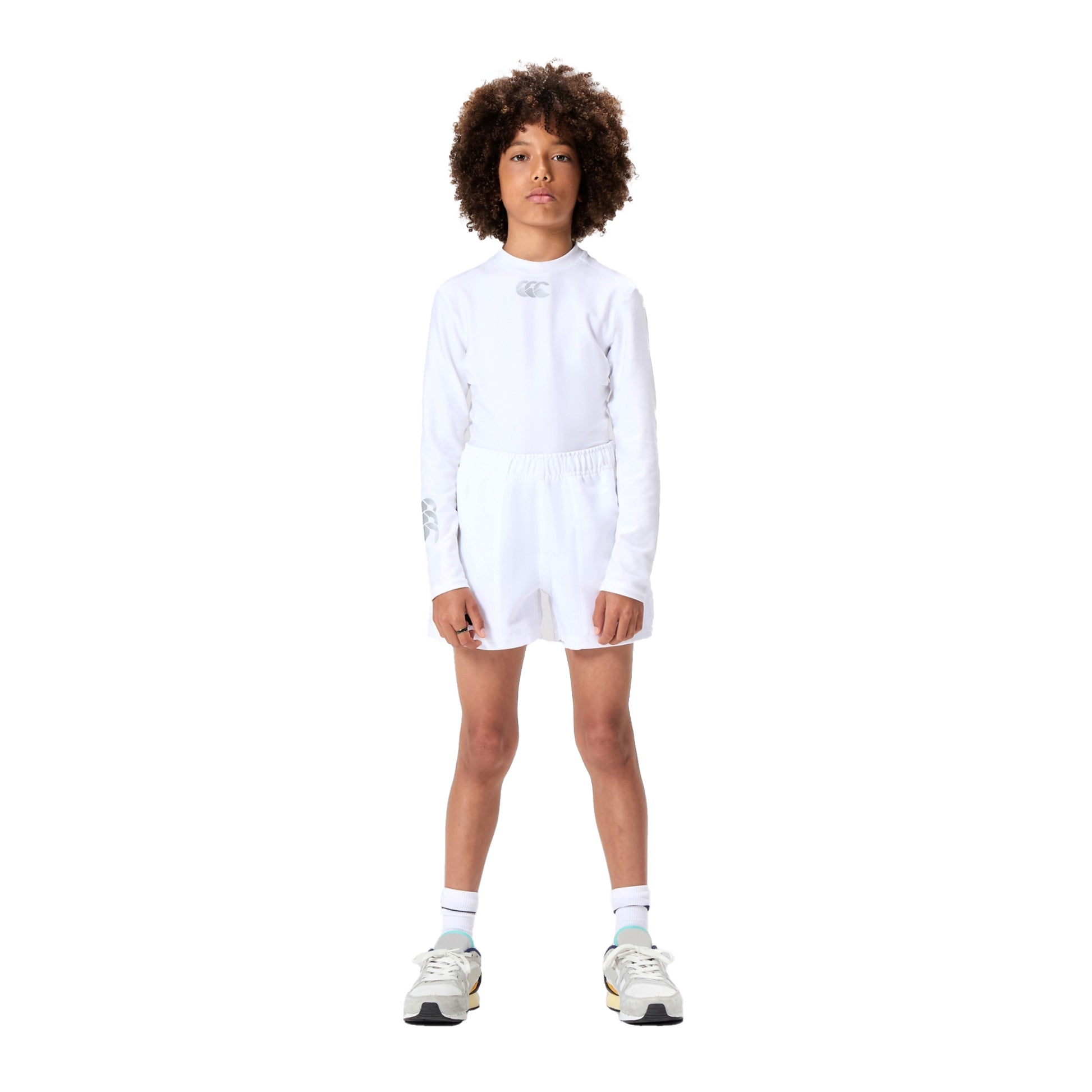 White - Lifestyle - Canterbury Childrens-Kids Players Drill Shorts