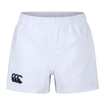 White - Front - Canterbury Childrens-Kids Players Drill Shorts