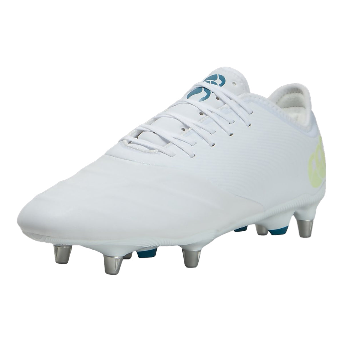 White - Front - Canterbury Unisex Adult Phoenix Genesis Pro Leather Soft Ground Rugby Boots