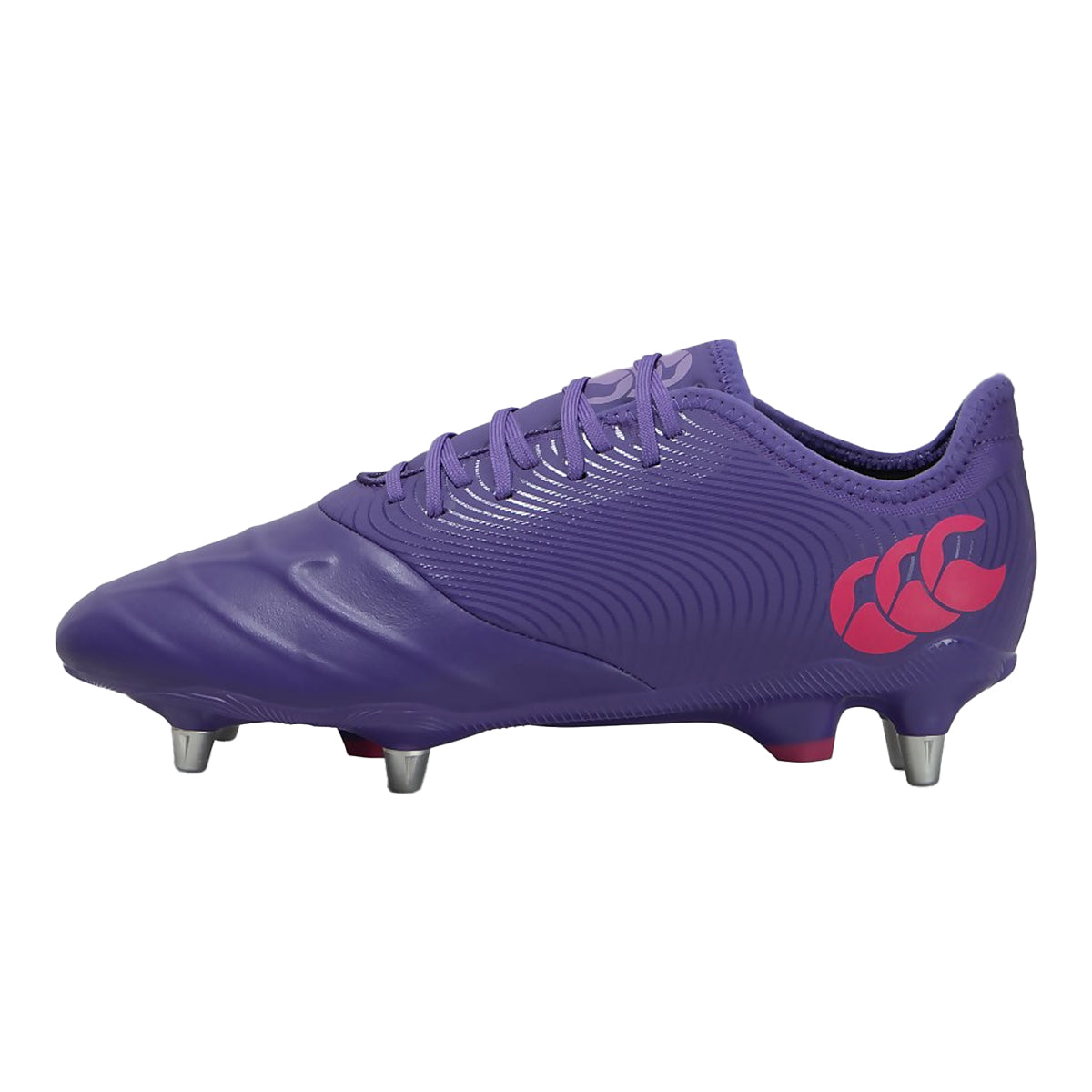 Prism Violet - Back - Canterbury Unisex Adult Phoenix Genesis Pro Leather Soft Ground Rugby Boots