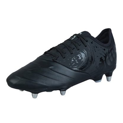 Black - Front - Canterbury Unisex Adult Phoenix Genesis Pro Leather Soft Ground Rugby Boots