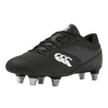 Black-White - Front - Canterbury Childrens-Kids Phoenix Raze Soft Ground Rugby Boots