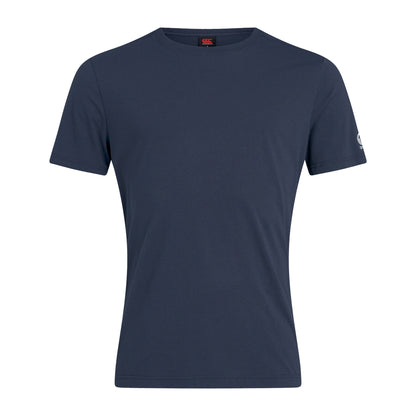 Navy - Front - Canterbury Mens Club Plain T-Shirt