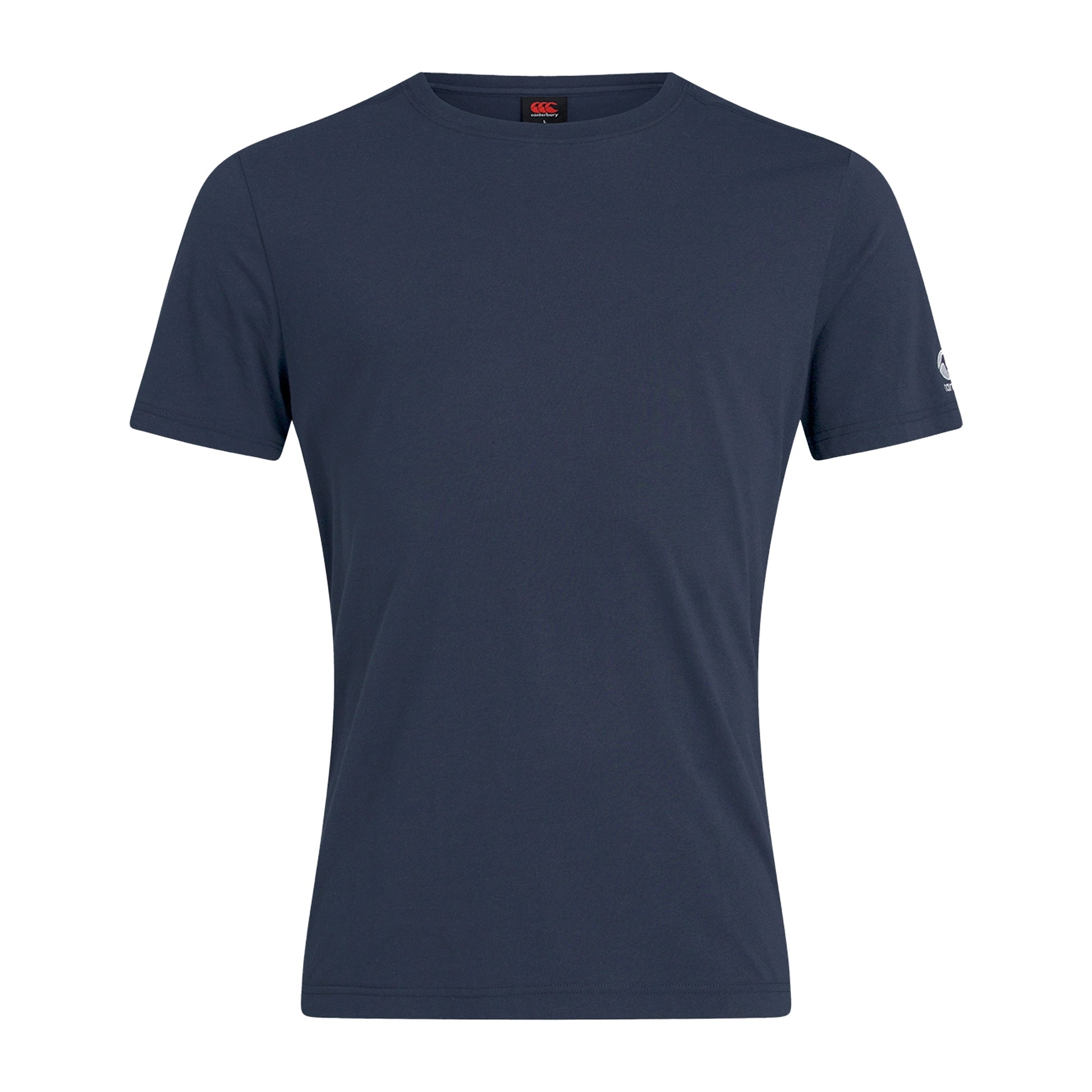Navy - Front - Canterbury Mens Club Plain T-Shirt