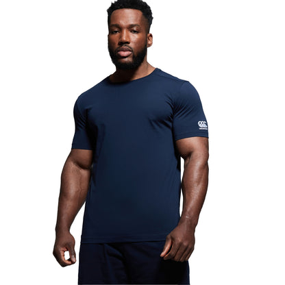 Navy - Lifestyle - Canterbury Mens Club Plain T-Shirt