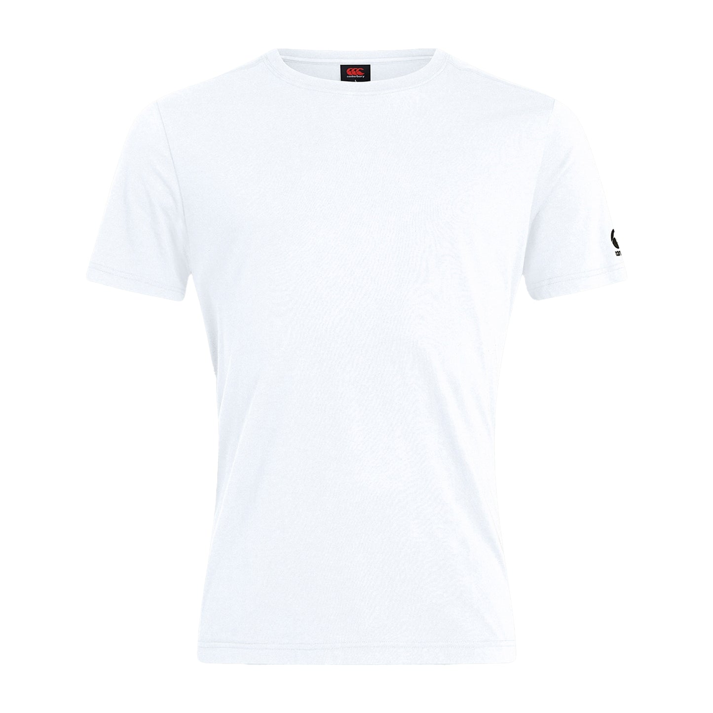 White - Front - Canterbury Mens Club Plain T-Shirt