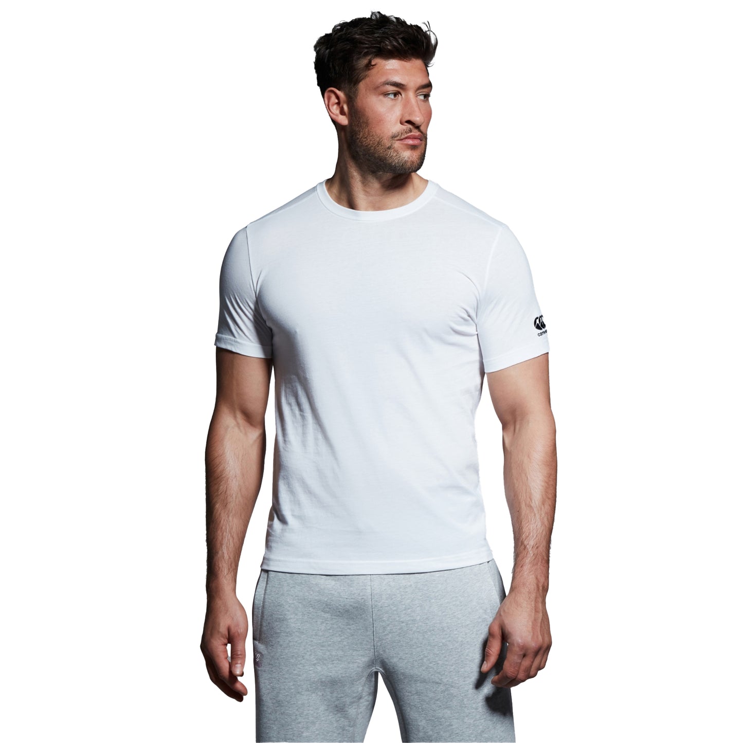 White - Pack Shot - Canterbury Mens Club Plain T-Shirt