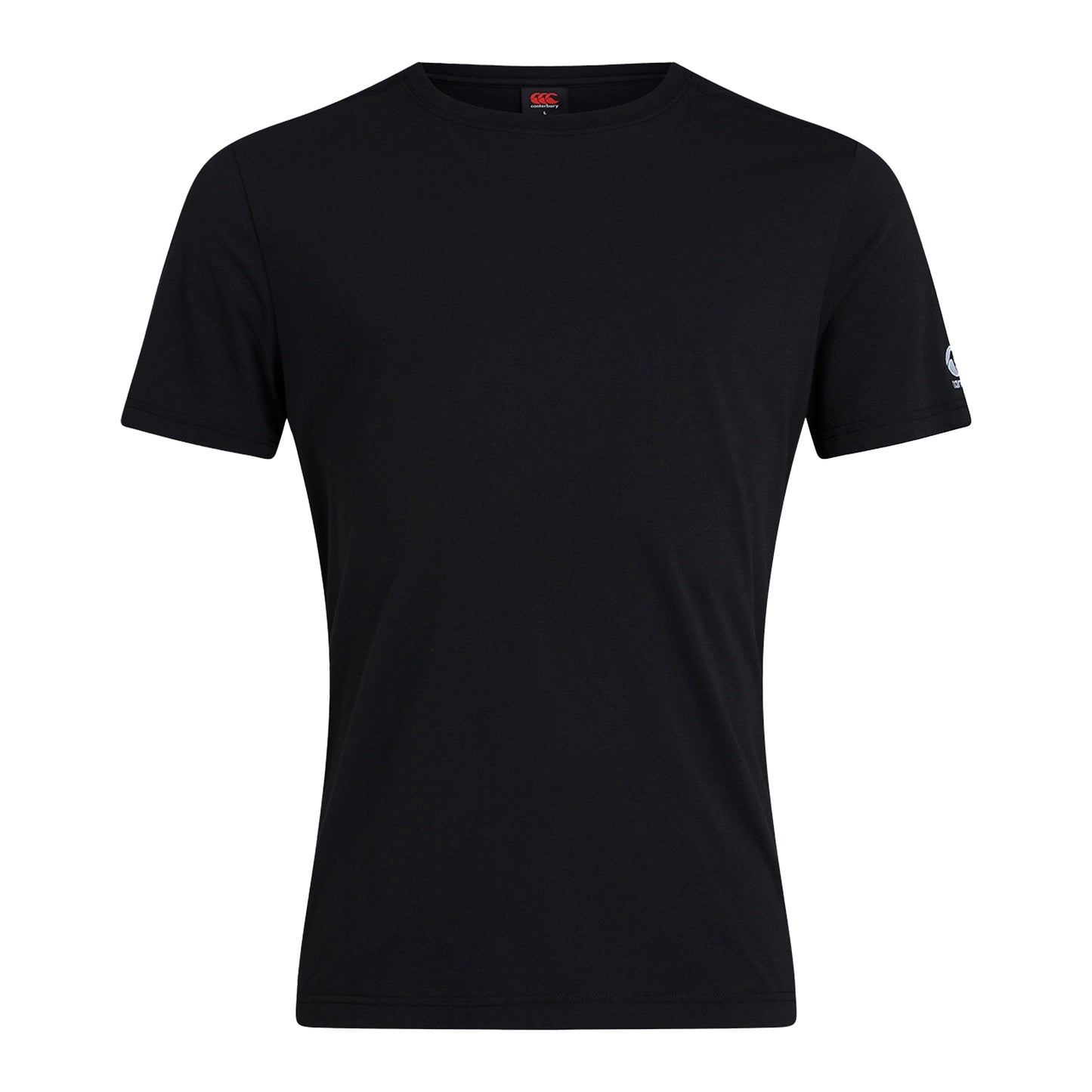 Black - Front - Canterbury Mens Club Plain T-Shirt