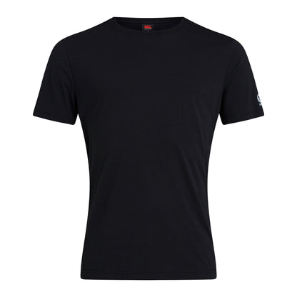 Black - Front - Canterbury Mens Club Plain T-Shirt