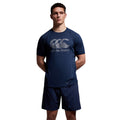 Navy - Side - Canterbury Mens Big Logo Super Light T-Shirt