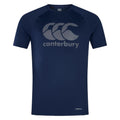 Navy - Front - Canterbury Mens Big Logo Super Light T-Shirt