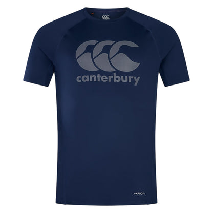 Navy - Front - Canterbury Mens Big Logo Super Light T-Shirt