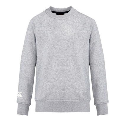 Classic Marl - Front - Canterbury Childrens-Kids Club Crew Neck Sweatshirt