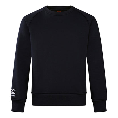 Black - Front - Canterbury Childrens-Kids Club Crew Neck Sweatshirt