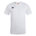 White - Front - Canterbury Mens Club Dry T-Shirt