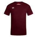 Maroon - Front - Canterbury Mens Club Dry T-Shirt