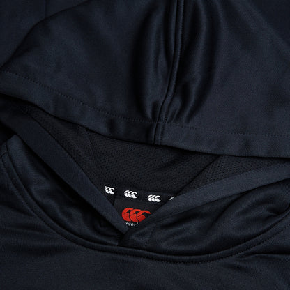 Black - Side - Canterbury Childrens-Kids Club Lightweight Drawstring Hoodie