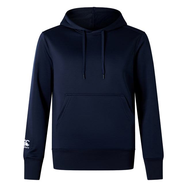 Navy - Front - Canterbury Womens-Ladies Club Lightweight Hoodie