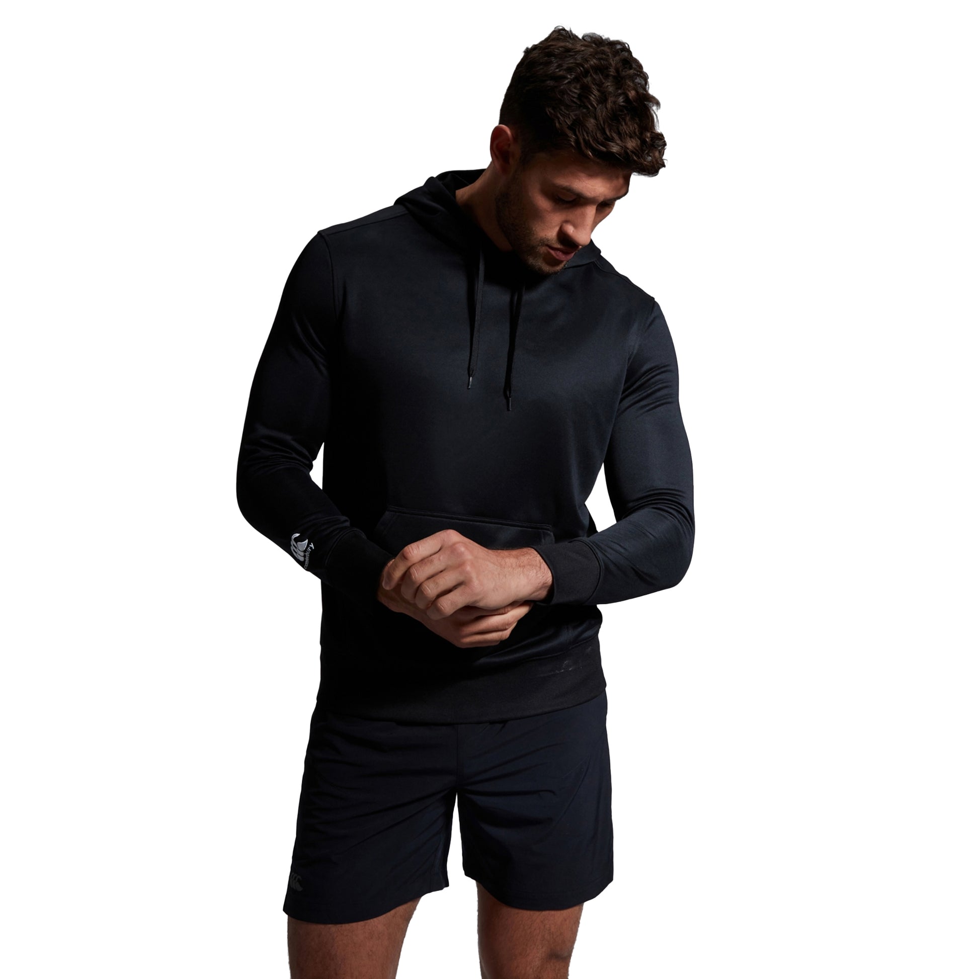 Black - Side - Canterbury Mens Club Lightweight Hoodie