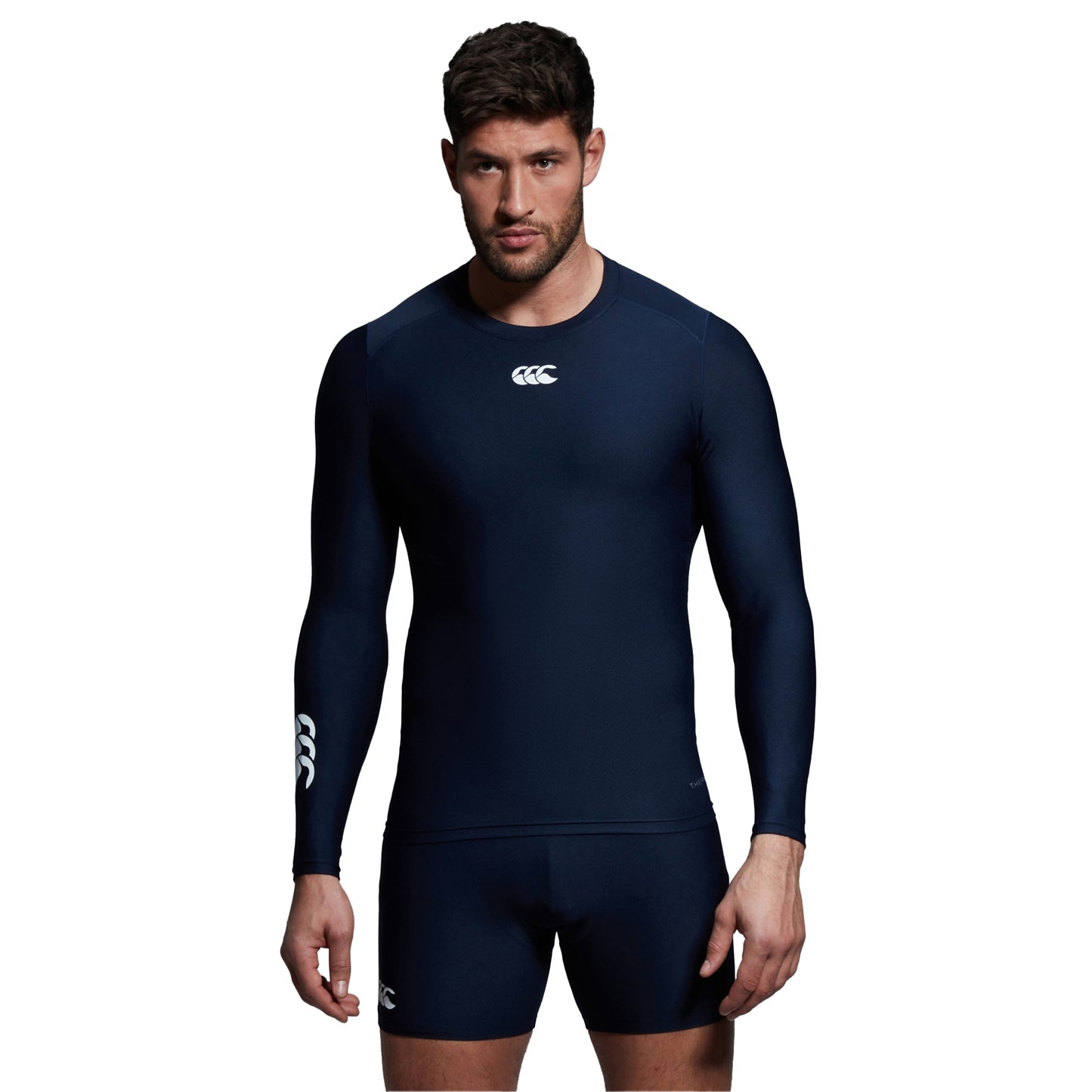 Navy - Lifestyle - Canterbury Mens Thermoreg Long-Sleeved Top