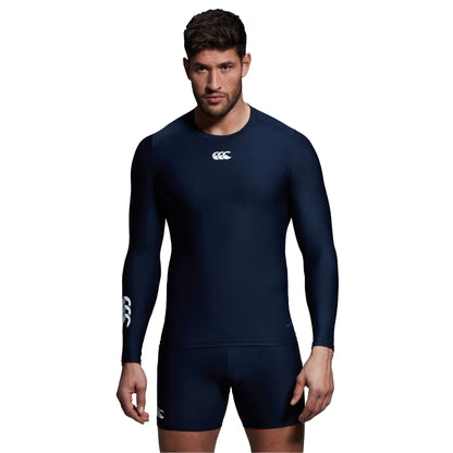 Navy - Lifestyle - Canterbury Mens Thermoreg Long-Sleeved Top