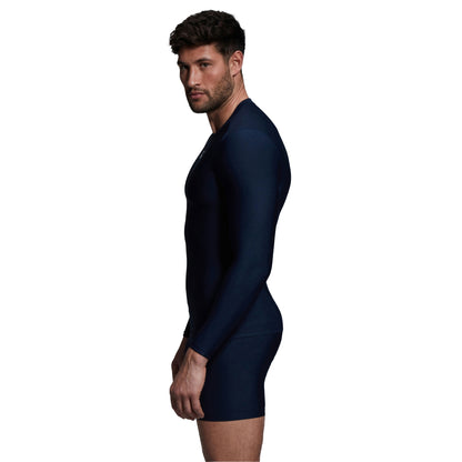 Navy - Side - Canterbury Mens Thermoreg Long-Sleeved Top
