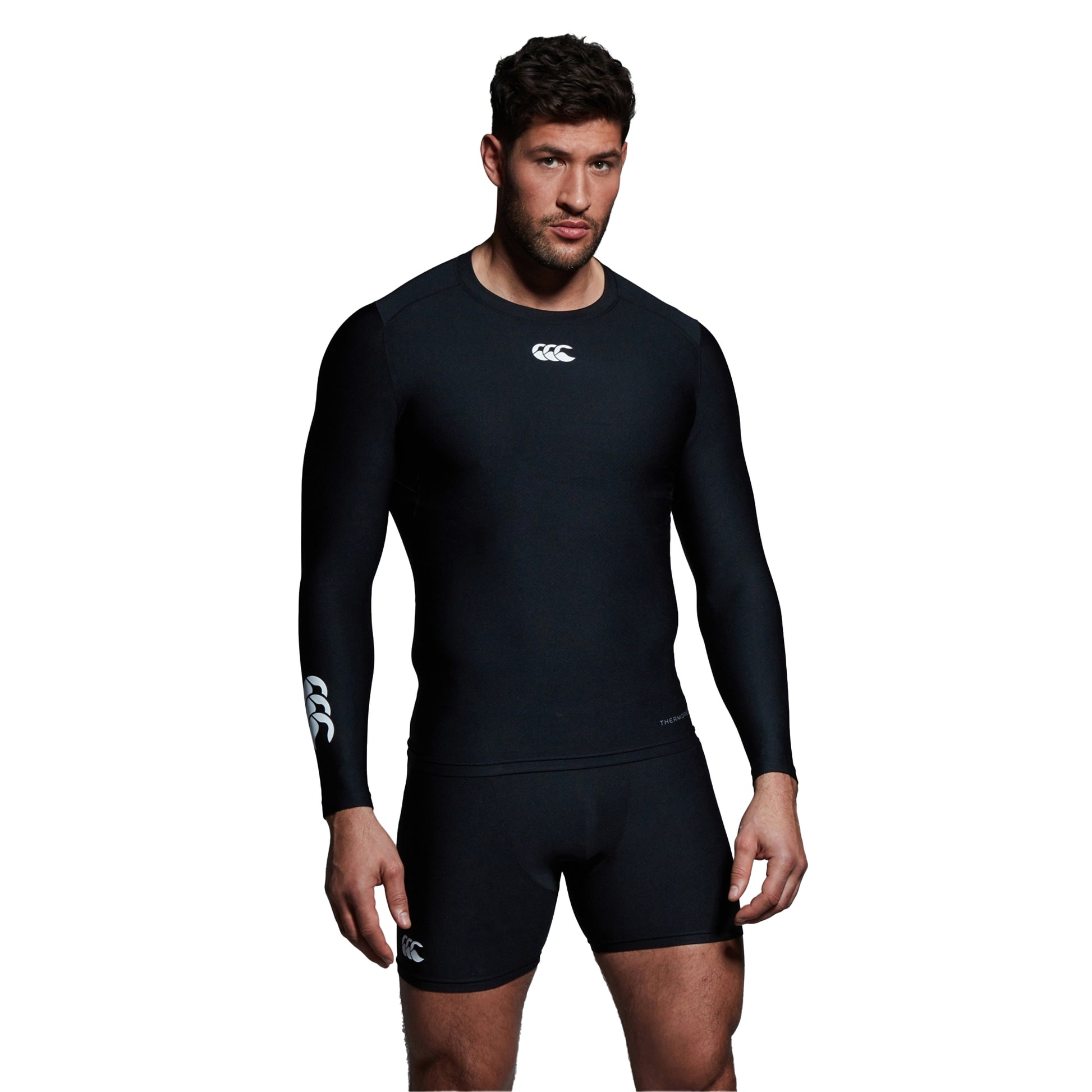 Black - Lifestyle - Canterbury Mens Thermoreg Long-Sleeved Top