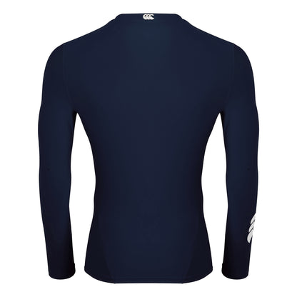 Navy - Back - Canterbury Mens Thermoreg Long-Sleeved Top