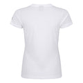 White - Back - Canterbury Womens-Ladies Club Plain T-Shirt