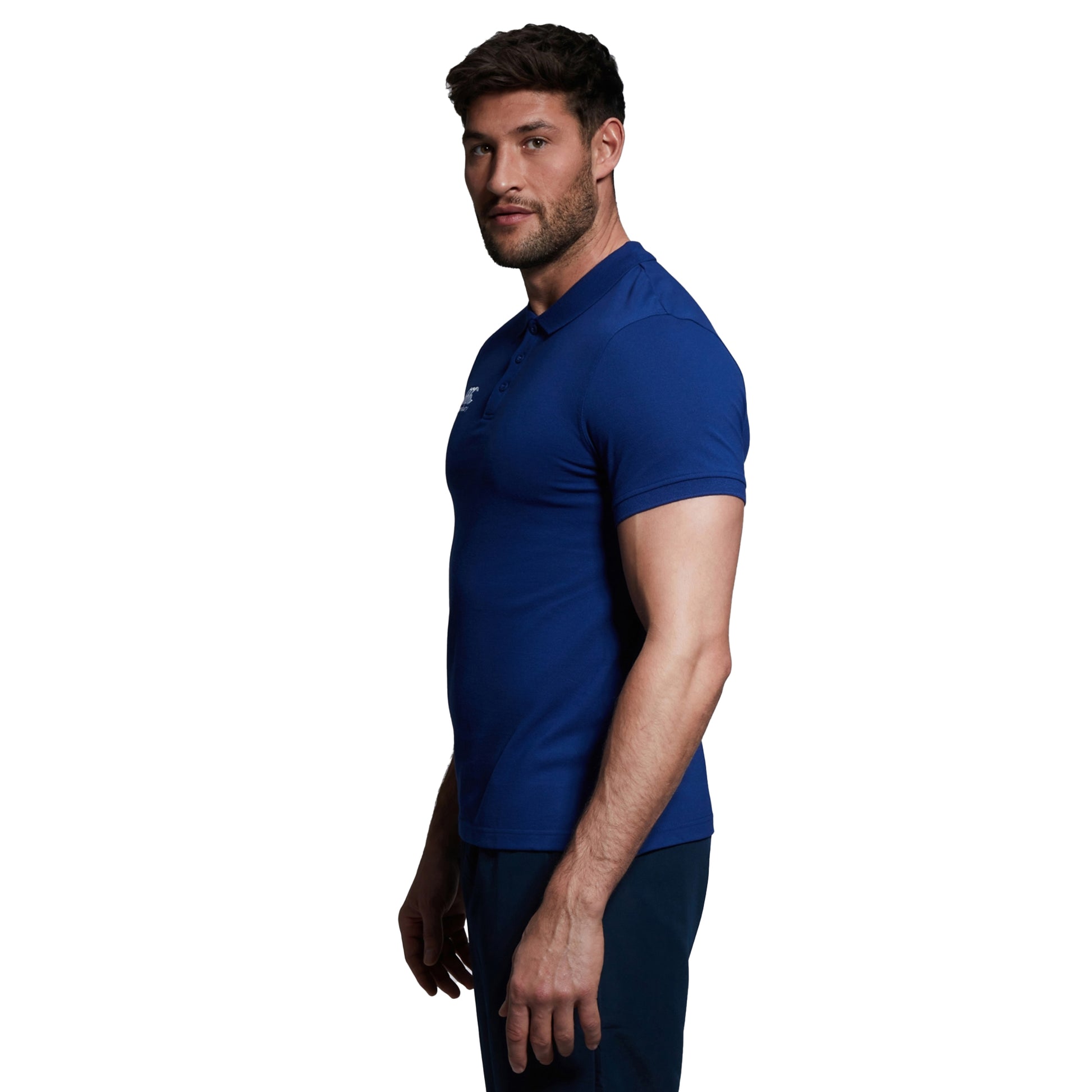 Royal Blue - Side - Canterbury Mens Waimak Polo Shirt
